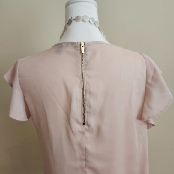 Ann Taylor flutter sleeve blouse - Picture 6 of 6